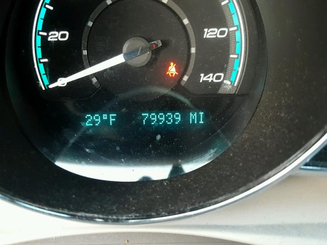 1G1ZH57B29F169461 - 2009 CHEVROLET MALIBU 1LT WHITE photo 8