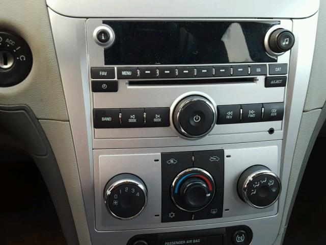 1G1ZH57B29F169461 - 2009 CHEVROLET MALIBU 1LT WHITE photo 9