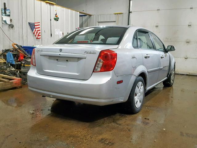 KL5JD56Z36K367313 - 2006 SUZUKI FORENZA SILVER photo 4