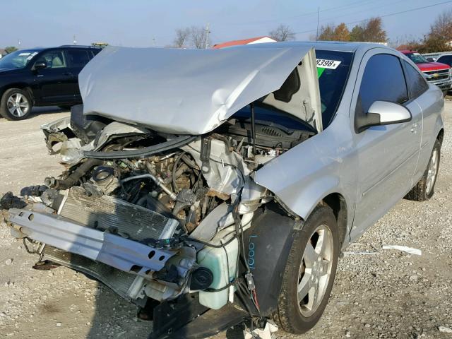 1G1AL18FX77365726 - 2007 CHEVROLET COBALT LT SILVER photo 9