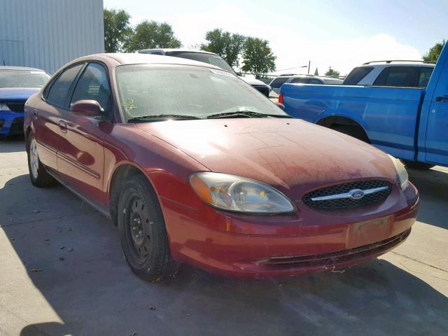 1FAFP55UX2G267905 - 2002 FORD TAURUS SES RED photo 1