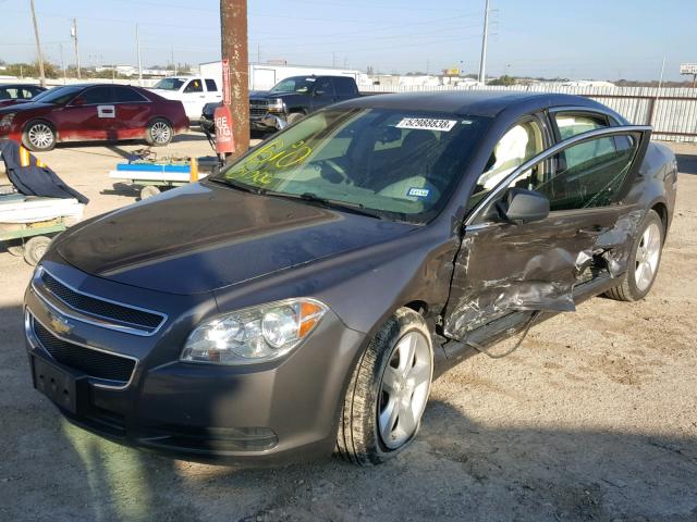 1G1ZB5EB8A4140762 - 2010 CHEVROLET MALIBU LS 灰色 照片 2