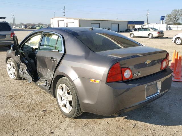 1G1ZB5EB8A4140762 - 2010 CHEVROLET MALIBU LS 灰色 照片 3