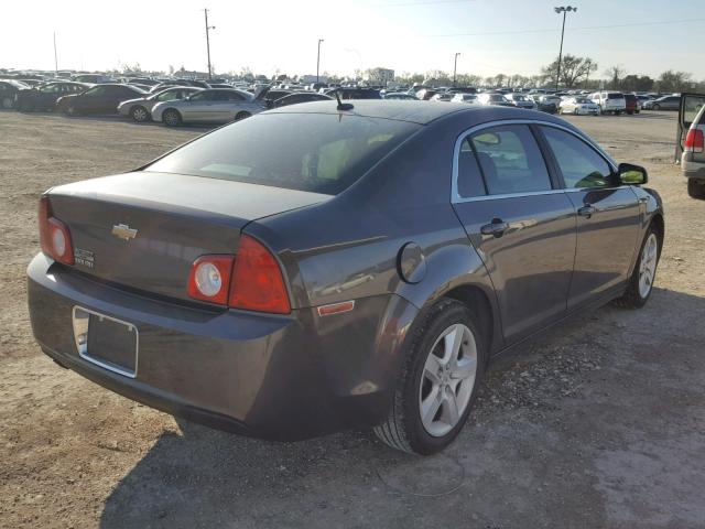 1G1ZB5EB8A4140762 - 2010 CHEVROLET MALIBU LS 灰色 照片 4