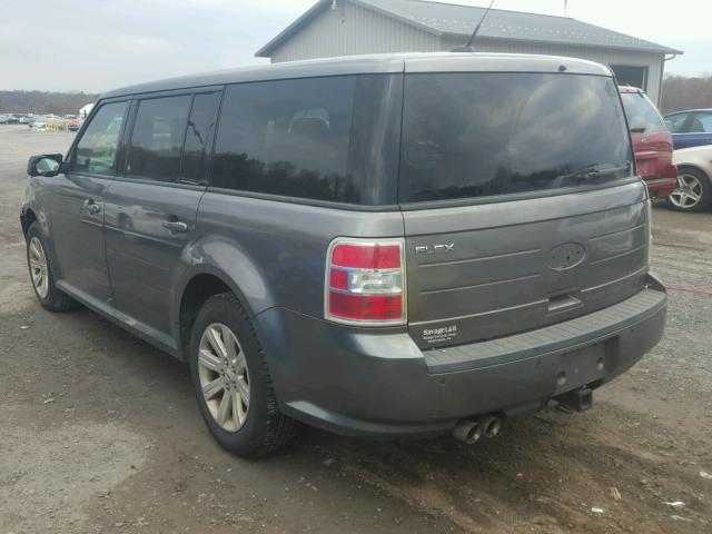 2FMGK5BC0ABA50860 - 2010 FORD FLEX SE GRAY photo 3