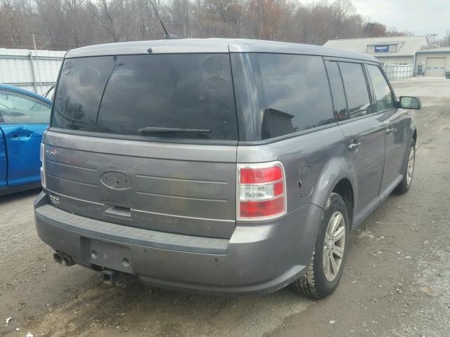 2FMGK5BC0ABA50860 - 2010 FORD FLEX SE GRAY photo 4