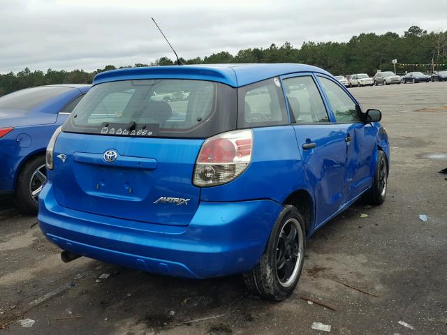 2T1KR32EX8C691208 - 2008 TOYOTA COROLLA MA BLUE photo 4