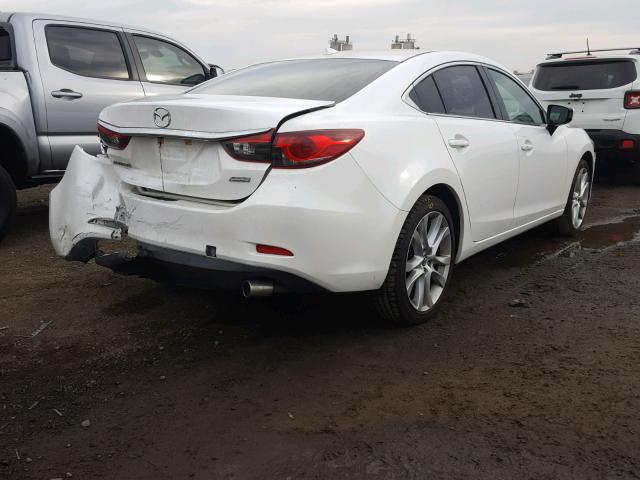 JM1GJ1V56G1440735 - 2016 MAZDA 6 TOURING WHITE photo 4