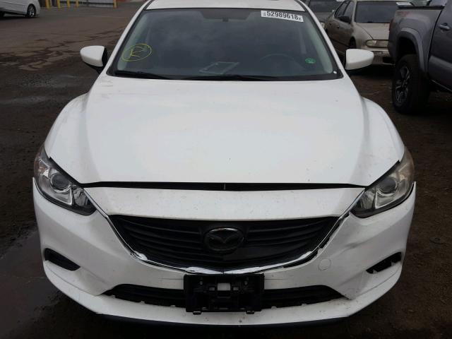 JM1GJ1V56G1440735 - 2016 MAZDA 6 TOURING WHITE photo 9