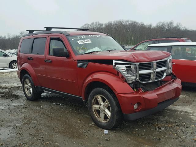 1D8GU28K37W656254 - 2007 DODGE NITRO SXT RED photo 1