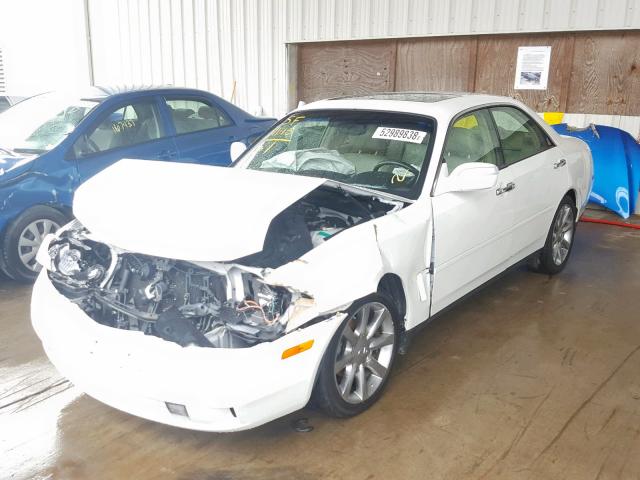 JNKAY41E94M400666 - 2004 INFINITI M45 WHITE photo 2