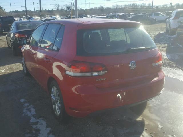 WVWDB7AJ5AW218882 - 2010 VOLKSWAGEN GOLF 红色 照片 3