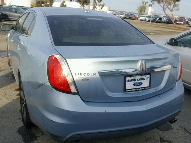 1LNHM93R39G616667 - 2009 LINCOLN MKS BLUE photo 3