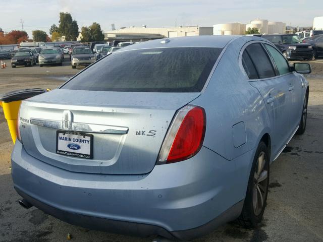 1LNHM93R39G616667 - 2009 LINCOLN MKS BLUE photo 4