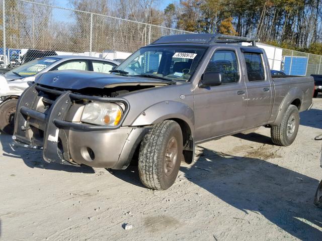 1N6ED29Y74C408088 - 2004 NISSAN FRONTIER C BEIGE photo 2