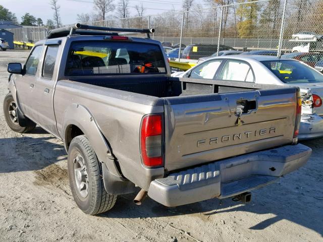 1N6ED29Y74C408088 - 2004 NISSAN FRONTIER C BEIGE photo 3