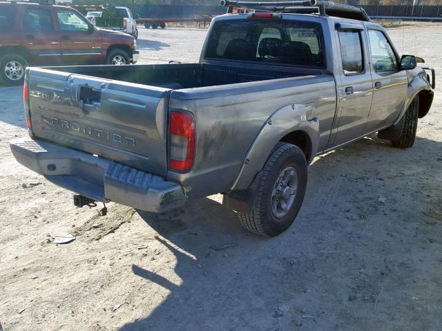 1N6ED29Y74C408088 - 2004 NISSAN FRONTIER C BEIGE photo 4