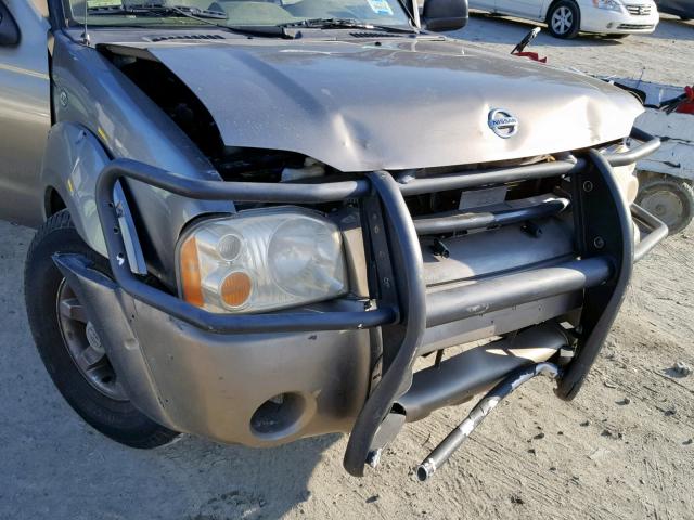 1N6ED29Y74C408088 - 2004 NISSAN FRONTIER C BEIGE photo 9