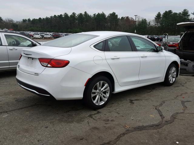 1C3CCCAB2GN131289 - 2016 CHRYSLER 200 LIMITE WHITE photo 4