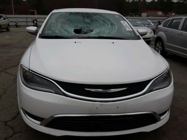 1C3CCCAB2GN131289 - 2016 CHRYSLER 200 LIMITE WHITE photo 9