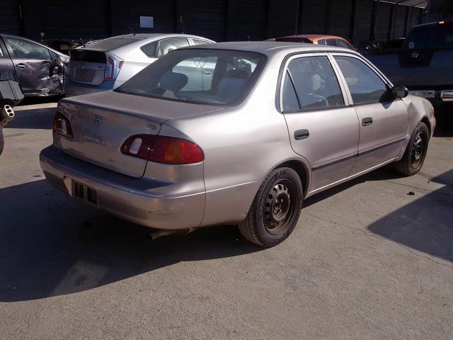 1NXBR12E4YZ340331 - 2000 TOYOTA COROLLA VE BEIGE photo 4