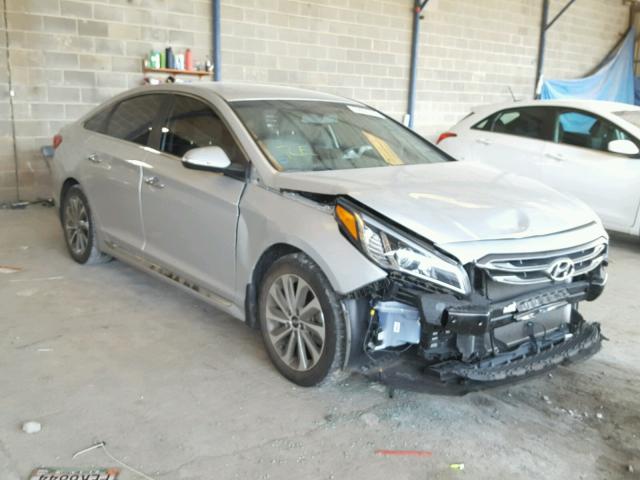 5NPE34AF3FH181274 - 2015 HYUNDAI SONATA SPO SILVER photo 1