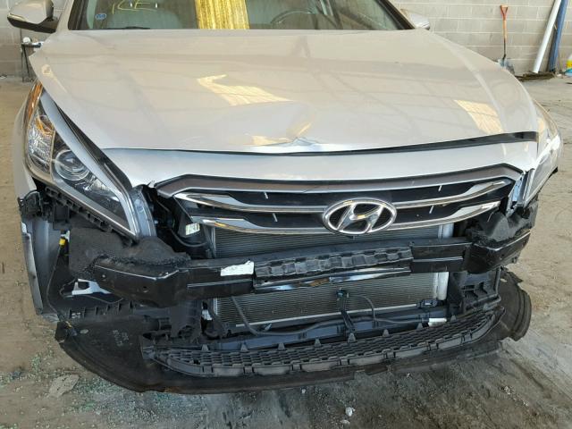 5NPE34AF3FH181274 - 2015 HYUNDAI SONATA SPO SILVER photo 9