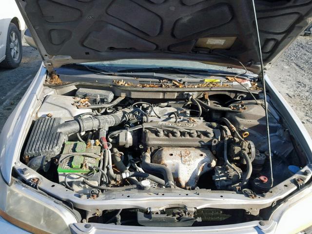 1HGCF86661A059864 - 2001 HONDA ACCORD VAL SILVER photo 7