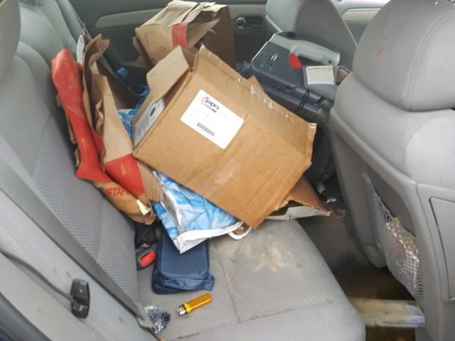 1G1ZH57B394191299 - 2009 CHEVROLET MALIBU 1LT BLUE photo 6