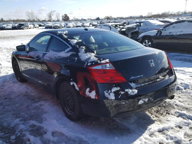 1HGCS12869A800925 - 2009 HONDA ACCORD EXL BLACK photo 3