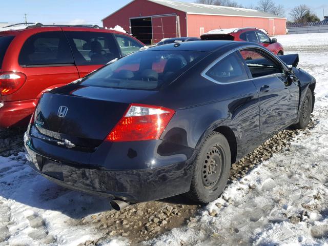 1HGCS12869A800925 - 2009 HONDA ACCORD EXL BLACK photo 4