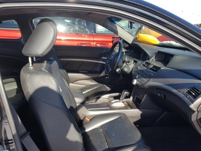 1HGCS12869A800925 - 2009 HONDA ACCORD EXL BLACK photo 5