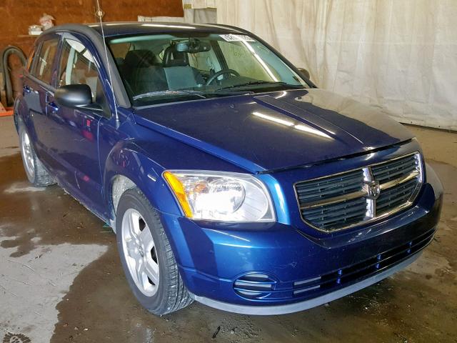 1B3HB48C79D163786 - 2009 DODGE CALIBER SX BLUE photo 1