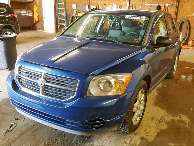 1B3HB48C79D163786 - 2009 DODGE CALIBER SX BLUE photo 2