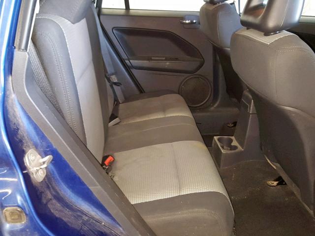 1B3HB48C79D163786 - 2009 DODGE CALIBER SX BLUE photo 6