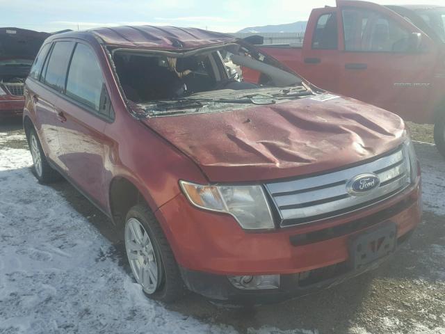 2FMDK38C08BA32965 - 2008 FORD EDGE SEL BURGUNDY photo 1