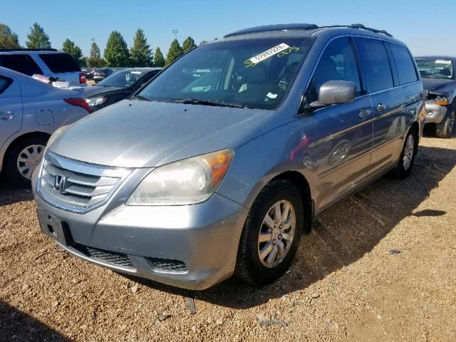 5FNRL387X8B012705 - 2008 HONDA ODYSSEY EX SILVER photo 2