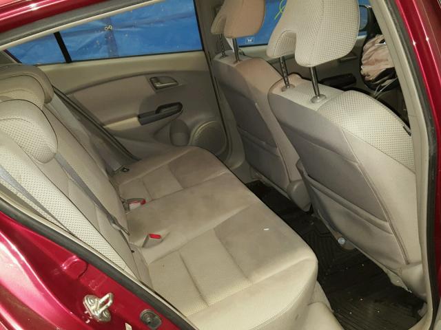 JHMZE2H77AS004962 - 2010 HONDA INSIGHT EX RED photo 6