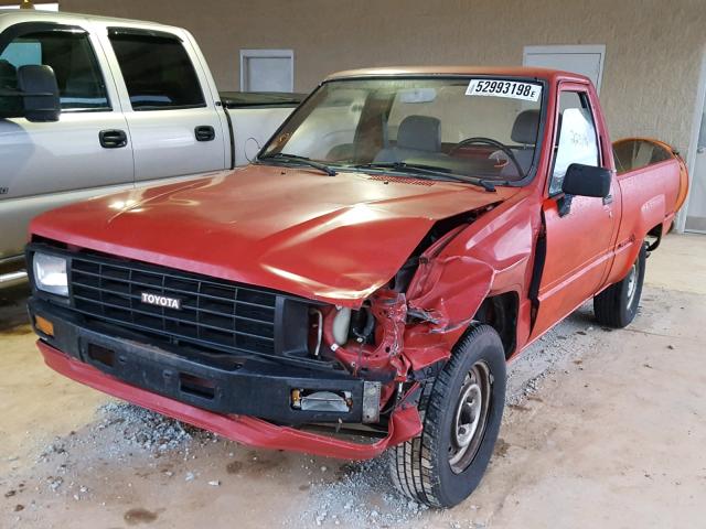 JT4RN50R7G0199742 - 1986 TOYOTA PICKUP 1/2 ORANGE photo 2