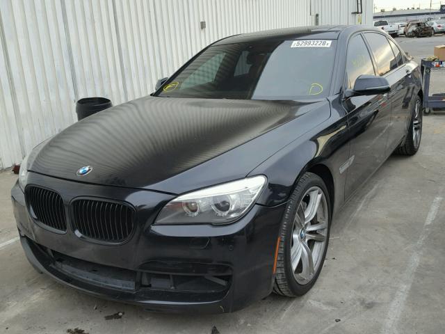 WBAYE4C57DD137032 - 2013 BMW 740 LI BLACK photo 2