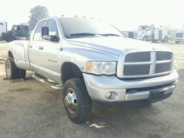 3D3MU48C04G196736 - 2004 DODGE RAM 3500 S SILVER photo 1