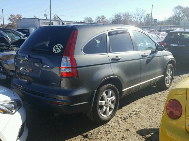 5J6RE4H49BL094012 - 2011 HONDA CR-V SE GRAY photo 4