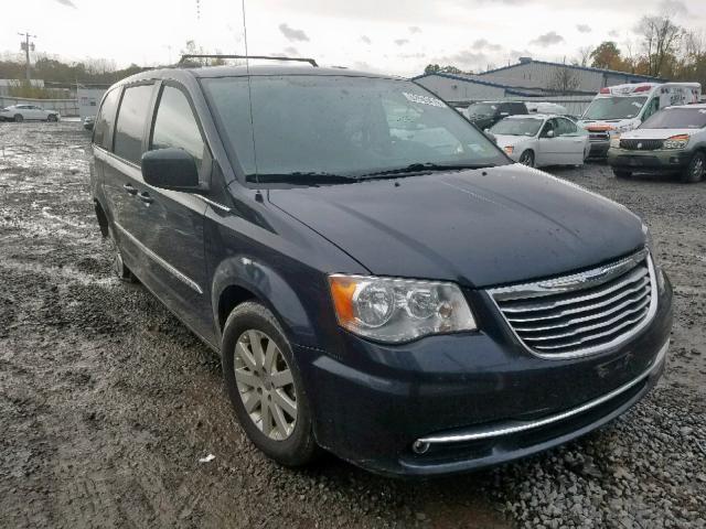 2C4RC1BG0DR790443 - 2013 CHRYSLER TOWN & COU BLUE photo 1