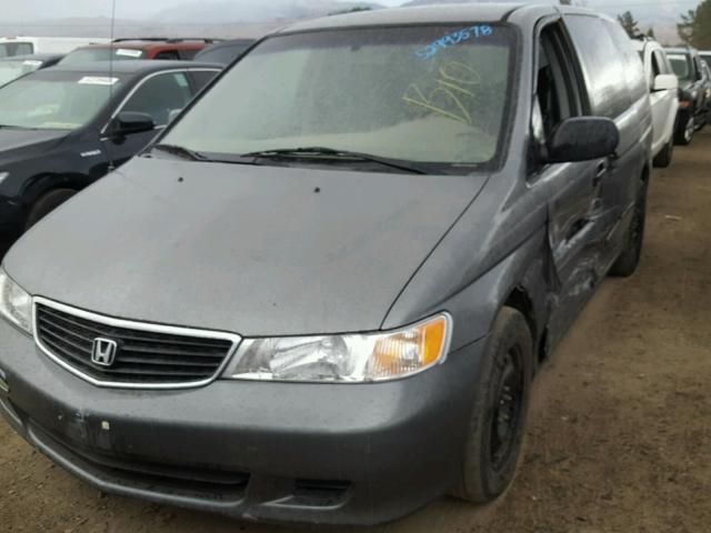 2HKRL1857YH610206 - 2000 HONDA ODYSSEY LX GRAY photo 2