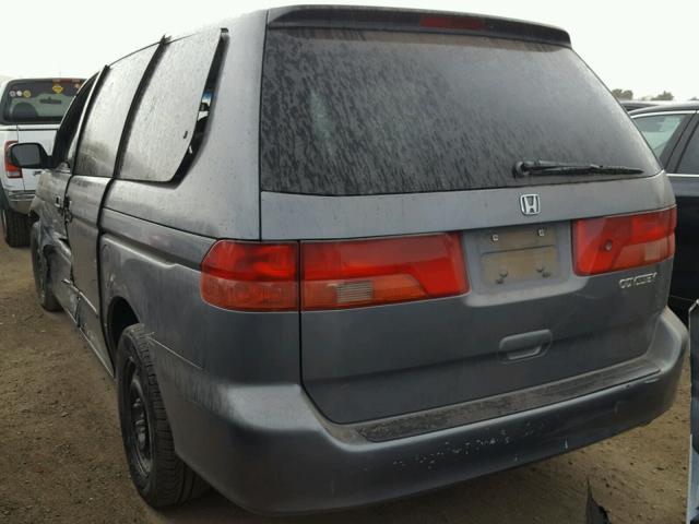 2HKRL1857YH610206 - 2000 HONDA ODYSSEY LX GRAY photo 3