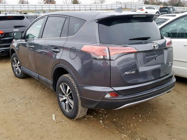 2T3RFREV0JW703335 - 2018 TOYOTA RAV4 ADVEN GRAY photo 3