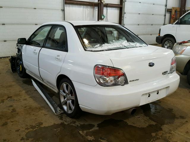 JF1GD79646G522123 - 2006 SUBARU IMPREZA WR WHITE photo 3