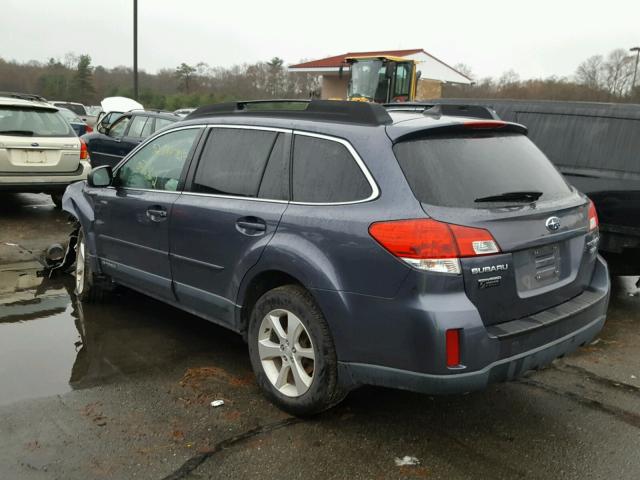 4S4BRDKC5E2262844 - 2014 SUBARU OUTBACK 3. GRAY photo 3