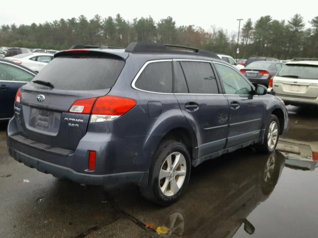 4S4BRDKC5E2262844 - 2014 SUBARU OUTBACK 3. GRAY photo 4