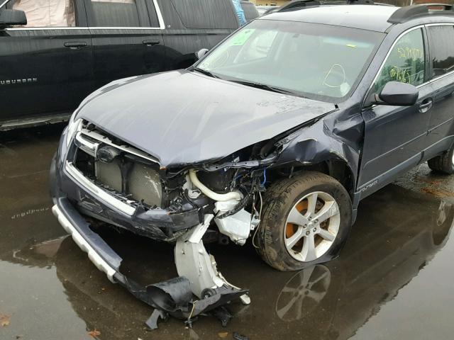 4S4BRDKC5E2262844 - 2014 SUBARU OUTBACK 3. GRAY photo 9